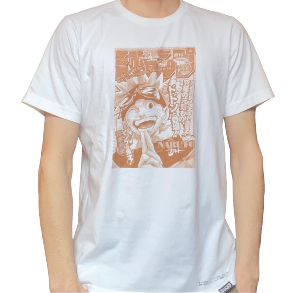 Uniqlo X Shonen Jump Naruto White Tee